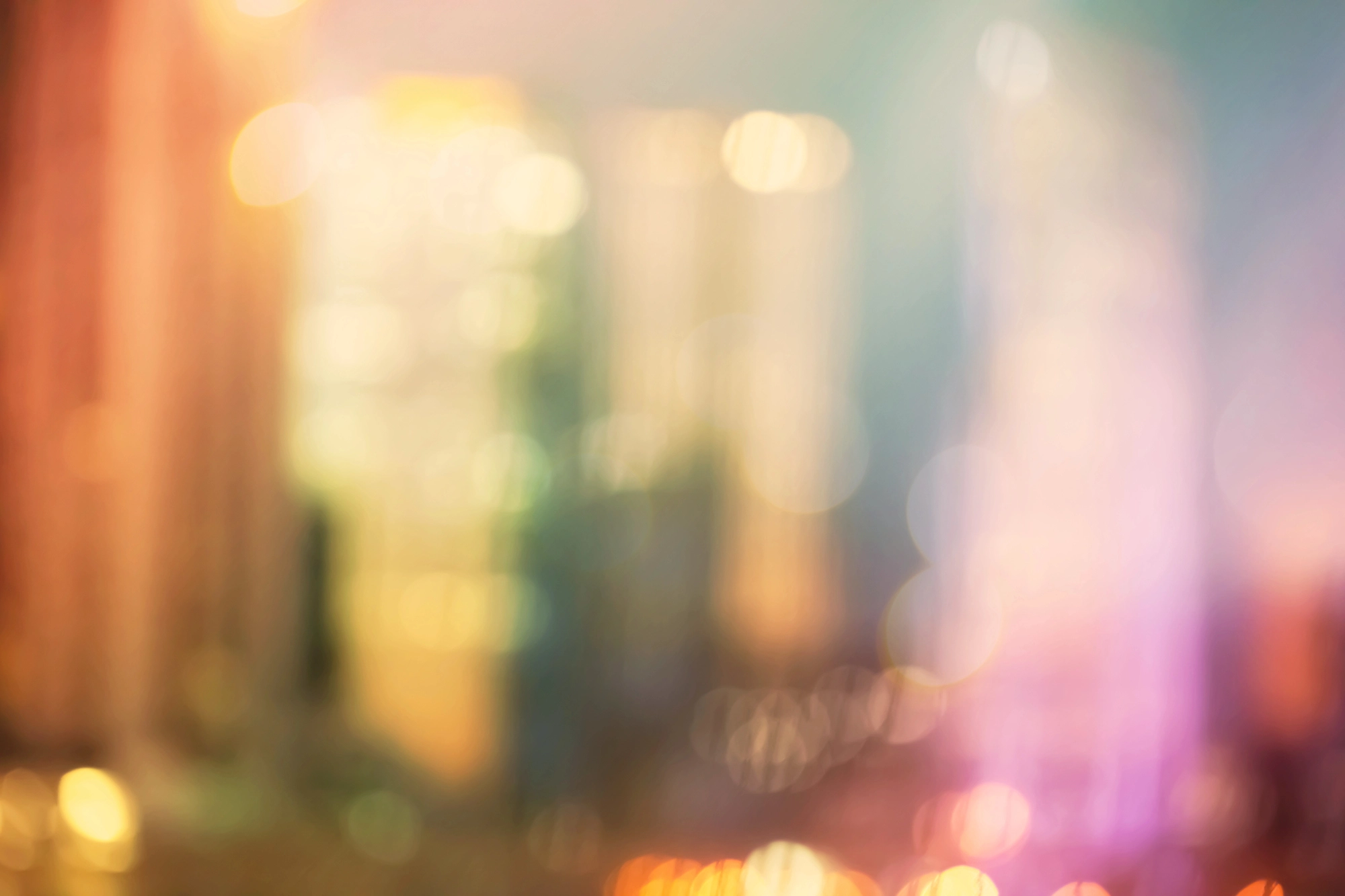blurred cityscape background scene