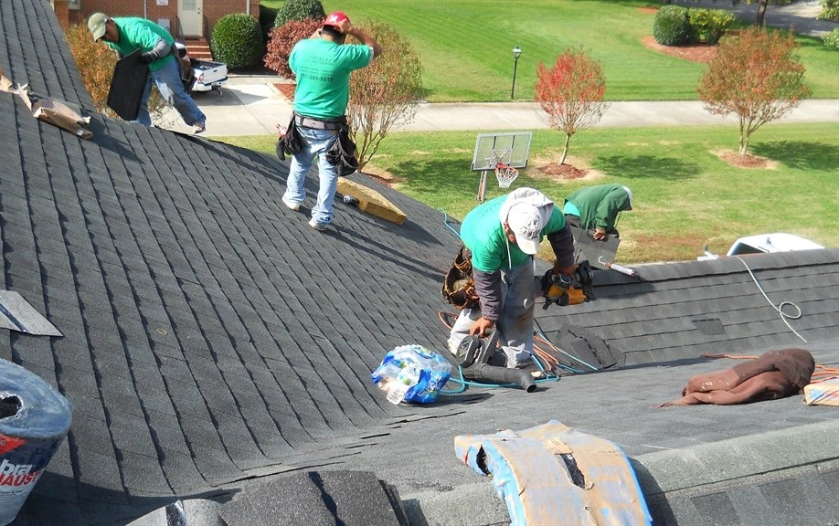 Roof in progress-crop